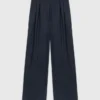 Pantalones de traje a rayas Pantalones de traje a rayas