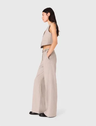 Pantalones de traje con pedrería