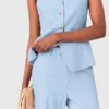 Pantalones de traje con pliegues