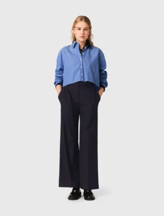 Pantalones de traje de pierna ancha