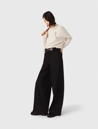 Pantalones de traje de pierna ancha