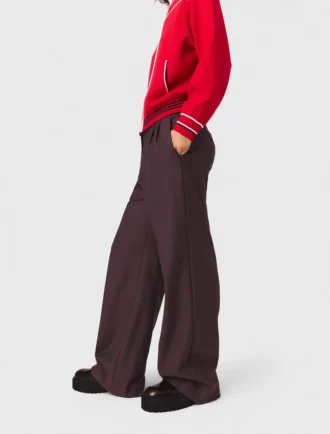 Pantalones de traje de pierna ancha