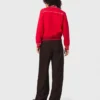 Pantalones de traje de pierna ancha Pantalones de traje de pierna ancha