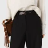 Pantalones de traje de pierna ancha Pantalones de traje de pierna ancha