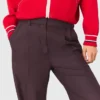 Pantalones de traje de pierna ancha Pantalones de traje de pierna ancha