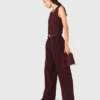 Pantalones de traje entallados de cintura alta Pantalones de traje entallados de cintura alta