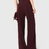 Pantalones de traje entallados de cintura alta Pantalones de traje entallados de cintura alta