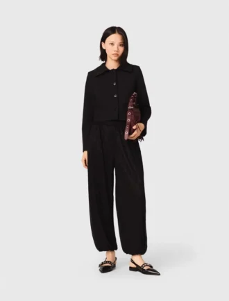 Pantalones harén metalizados