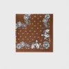 Pañuelo de seda con estampado bandana