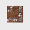 Pañuelo de seda con estampado bandana