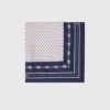 Pañuelo de seda estampado de 60 x 60