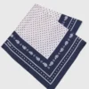 Pañuelo de seda estampado de 60 x 60