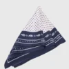 Pañuelo de seda estampado de 60 x 60