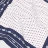 Pañuelo de seda estampado de 60 x 60