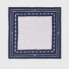 Pañuelo de seda estampado de 60 x 60
