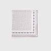 Pañuelo de seda estampado de 90 x 90