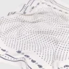 Pañuelo de seda estampado de 90 x 90