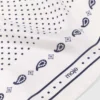 Pañuelo de seda estampado de 90 x 90