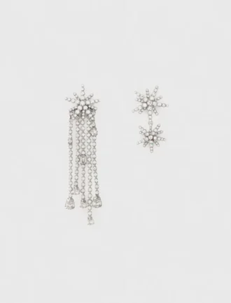 Pendientes de estrella con strass