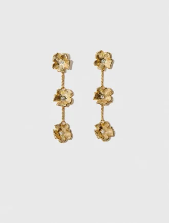 Pendientes de flores