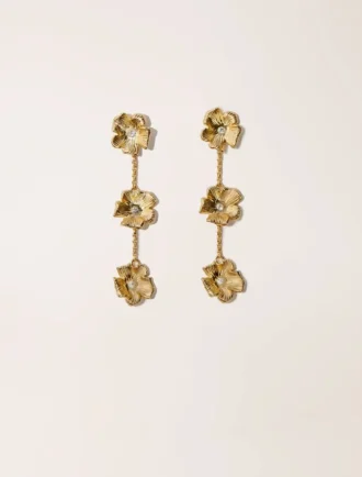 Pendientes de flores
