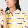 Polo de manga corta a rayas