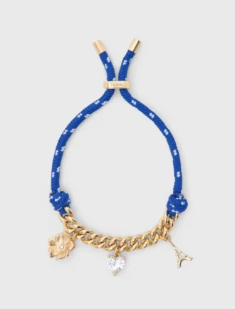 Pulsera con cadena de cordón marino