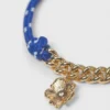 Pulsera con cadena de cordón marino Pulsera con cadena de cordón marino