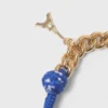 Pulsera con cadena de cordón marino Pulsera con cadena de cordón marino