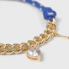 Pulsera con cadena de cordón marino Pulsera con cadena de cordón marino