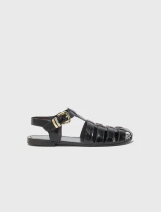 Sandalias de cuero con múltiples tiras