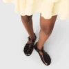 Sandalias de cuero con múltiples tiras
