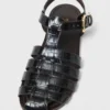 Sandalias de cuero con múltiples tiras