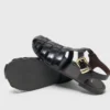 Sandalias de cuero con múltiples tiras