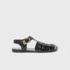 Sandalias de cuero con múltiples tiras
