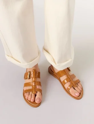 Sandalias gladiadoras de piel de K.Jacques