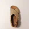 Sandalias planas con efecto rafia Sandalias planas con efecto rafia