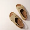 Sandalias planas con efecto rafia Sandalias planas con efecto rafia