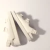 Sandalias planas de piel