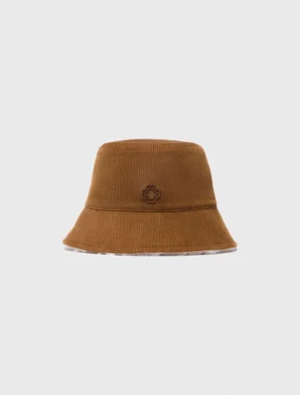 Sombrero de pescador reversible de pana