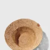 Sombrero de rafia de ganchillo Sombrero de rafia de ganchillo