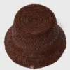 Sombrero de rafia natural multicolor