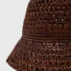 Sombrero de rafia natural multicolor