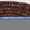 Sombrero de rafia natural multicolor