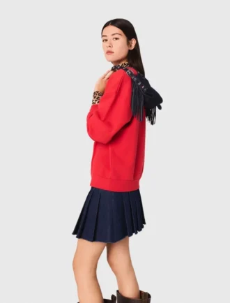 Sudadera con letras «Paris New York»