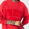 Sudadera con letras «Paris New York» Sudadera con letras «Paris New York»