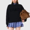 Sudadera con logotipo «Paris» en relieve Sudadera con logotipo «Paris» en relieve