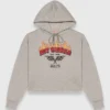 Sudadera corta con logotipo bordado Sudadera corta con logotipo bordado