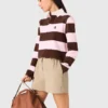 Sudadera polo a rayas Sudadera polo a rayas