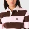 Sudadera polo a rayas Sudadera polo a rayas